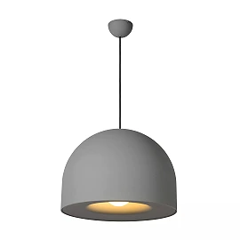 AKRON Pendant light Ø50 cm Premium E27 grey (Lucide)