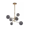 ALARA pendant light LED G4 6 x 1.5 W 2700K gold (Lucide)