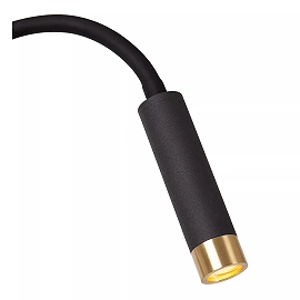 ALEC wall spotlight 1 x 3 W G9 black (Lucide)