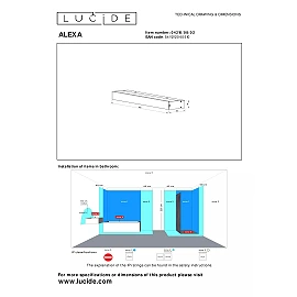 ALEXA bathroom LED wall light 1 x 8 W 2700K IP44 matt gold/brass (Lucide)