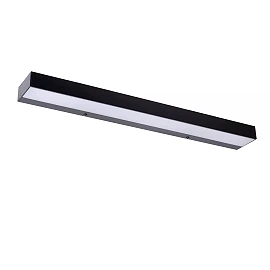 ALEXA Bathroom wall/mirror light 1x8W Integrated LED IP44 Black (Lucide)