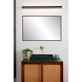 ALEXA bathroom LED wall light 13 W 2700K IP44 black (Lucide)