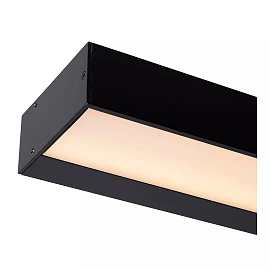 ALEXA bathroom LED wall light 13 W 2700K IP44 black (Lucide)