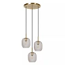 ALICENT pendant light Ø35 cm 3 x 40 W E27 matt gold / brass (Lucide)