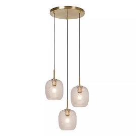 ALICENT piekarama lampa Ø35 cm 3 x 40 W E27 matēta zelta / misiņa (Lucide)