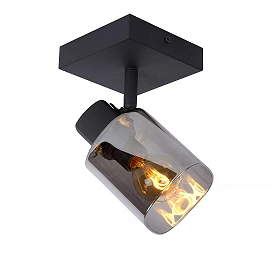 ALION griestu prožektors 1xE14 25W melna (Lucide)