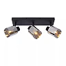 ALION Ceiling spotlight 3xE14 25W Black (Lucide)