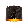 ALMELO Flush ceiling light Ø25.5 cm 1xE27 black (Lucide)