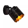 ALMELO Wall spotlight Ø12 cm 1xE14 black (Lucide)