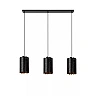 ALMELO Pendant light 3xE27 black (Lucide)