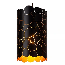 ALMELO Pendant light 3xE27 black (Lucide)