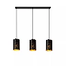 ALMELO Pendant light 3xE27 black (Lucide)