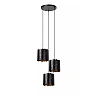 ALMELO Pendant light 3xE27 black (Lucide)