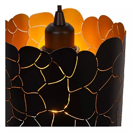 ALMELO Pendant light 3xE27 black (Lucide)