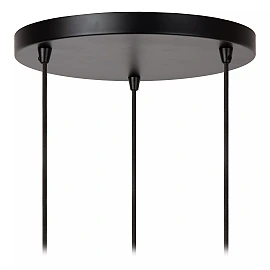 ALMELO Pendant light 3xE27 black (Lucide)