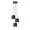 ALMELO Pendant light 3xE27 black (Lucide)