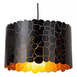 ALMELO Pendant light Ø40 cm 1xE27 black (Lucide)