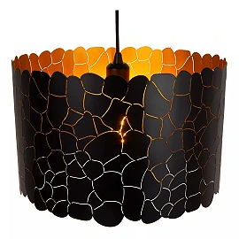 ALMELO Pendant light Ø40 cm 1xE27 black (Lucide)