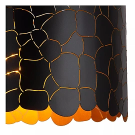 ALMELO Pendant light Ø40 cm 1xE27 black (Lucide)