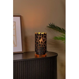ALMELO Table lamp Ø15 cm 1xE27 black (Lucide)