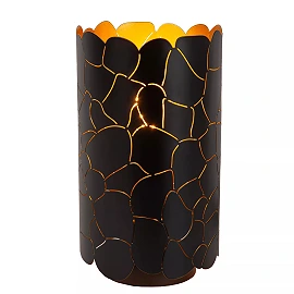 ALMELO Table lamp Ø15 cm 1xE27 black (Lucide)