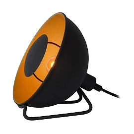 ALVARO table lamp Ø20 cm 1×E14 black/gold (Lucide)