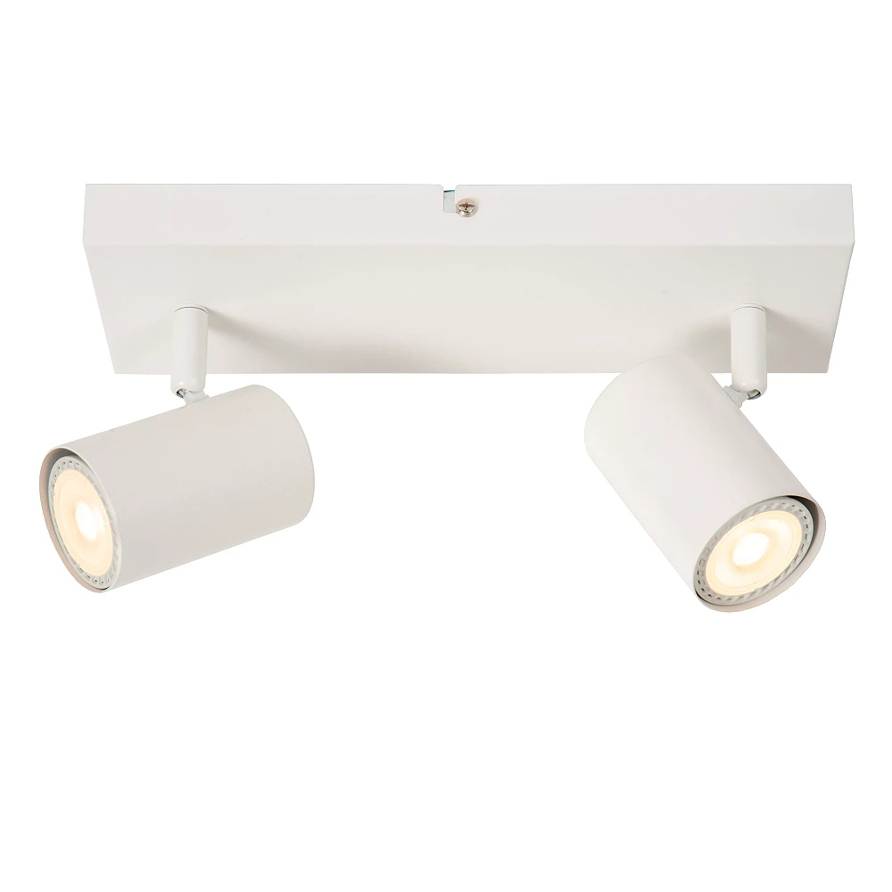 AMIGO ceiling spotlight 2xGU10 white (Lucide)