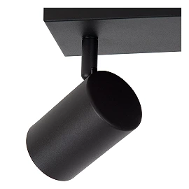 AMIGO ceiling spotlight 3xGU10 black (Lucide)