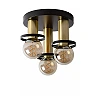 ANAKA flush ceiling light Ø30 cm 3xE27 black (Lucide)