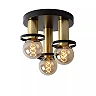 ANAKA flush ceiling light Ø30 cm 3xE27 black (Lucide)