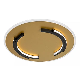 ANDREAS round LED ceiling light 30 W 2700 K matt gold/brass (Lucide)