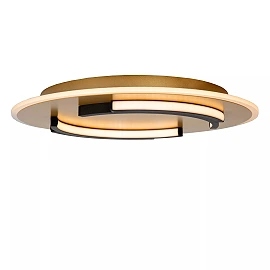 ANDREAS round LED ceiling light 30 W 2700 K matt gold/brass (Lucide)