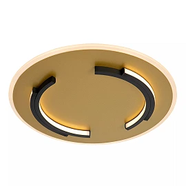 ANDREAS round LED ceiling light 30 W 2700 K matt gold/brass (Lucide)