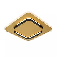 ANDREAS square LED ceiling light 30 W 2700 K matt gold/brass (Lucide)