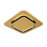 ANDREAS square LED ceiling light 30 W 2700 K matt gold/brass (Lucide)