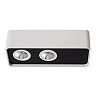 ANGULAR ceiling spotlight LED 2 x 5W 2700K white (Lucide)