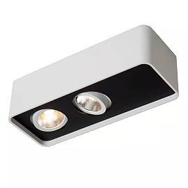 ANGULAR ceiling spotlight LED 2 x 5W 2700K white (Lucide)