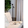 ANTRIM rechargeable floor reading lamp LED 2x2.2 W 2700 K black (Lucide)