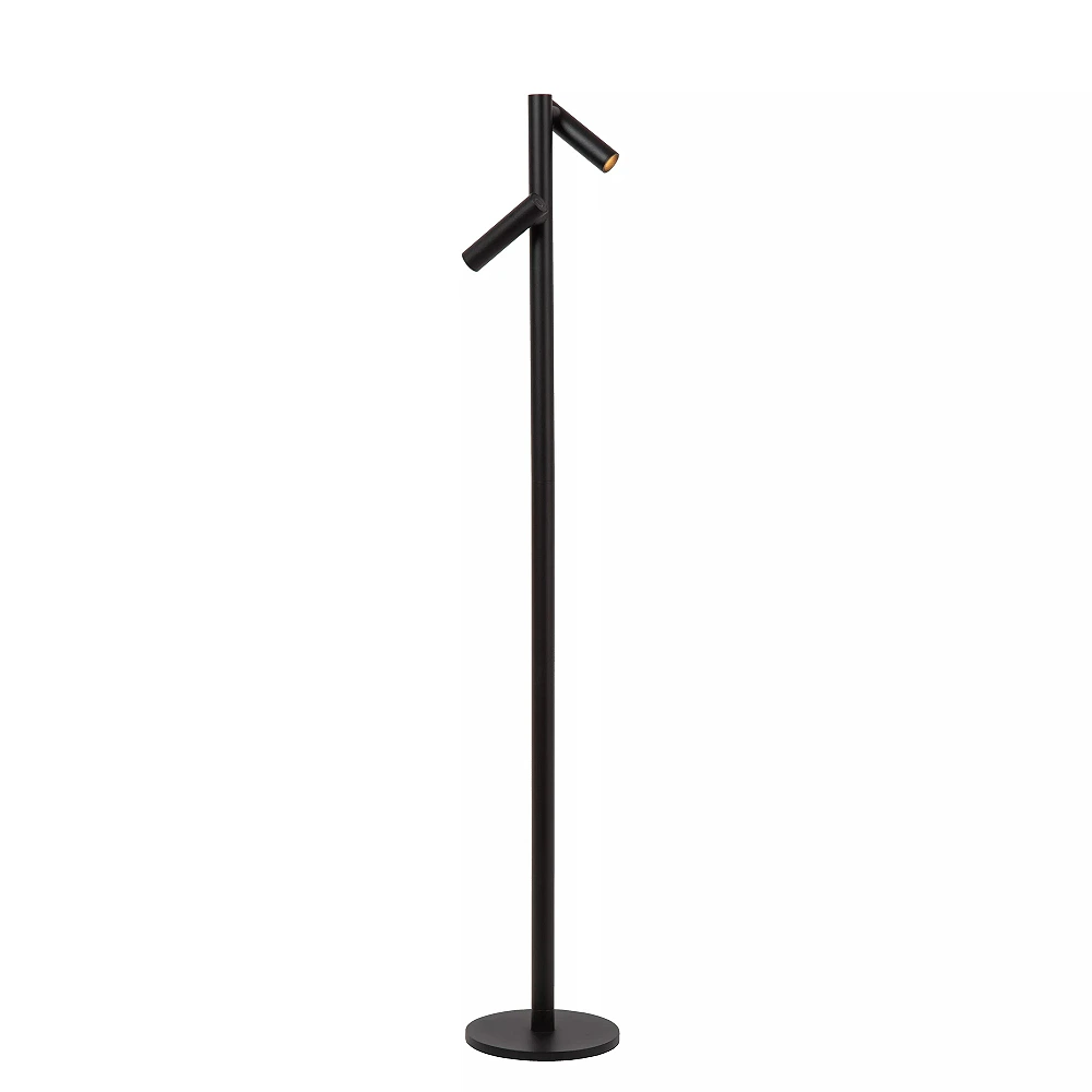 ANTRIM rechargeable floor reading lamp LED 2x2.2 W 2700 K black (Lucide)