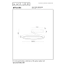 APPLAUSE flush ceiling light Ø40 LED Dim CCT 1x26W Grey iron (Lucide)