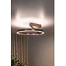 APPLAUSE flush ceiling light Ø40 LED Dim CCT 1x26W Coffee (Lucide)