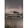 APPLAUSE flush ceiling light Ø60 LED Dim CCT 1x40W Grey iron (Lucide)