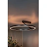 APPLAUSE flush ceiling light Ø60 LED Dim CCT 1x40W Grey iron (Lucide)