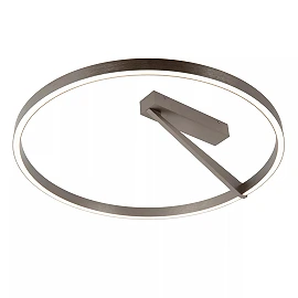 APPLAUSE flush ceiling light Ø60 LED Dim CCT 1x40W Grey iron (Lucide)