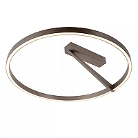 APPLAUSE flush ceiling light Ø60 LED Dim CCT 1x40W Grey iron (Lucide)