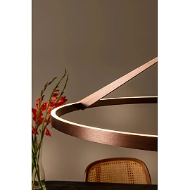 APPLAUSE pendant light Ø80 LED Dim CCT 1x50W Coffee (Lucide)