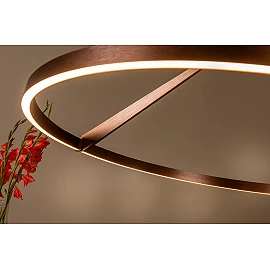 APPLAUSE pendant light Ø80 LED Dim CCT 1x50W Coffee (Lucide)