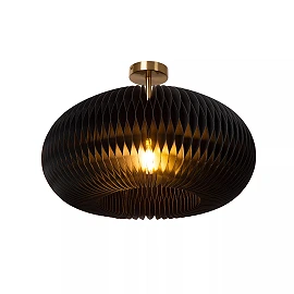 ARMONI Flush ceiling light Ø52 cm E27 black (Lucide)