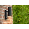 ARNE-LED IR outdoor wall spotlight with PIR motion and day/night sensors, 2 × GU10 LED, 5 W each, 2700 K, black (Lucide)