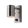ARNE-LED outdoor wall spotlight 1xGU10 with motion sensor Satin Chrome (Lucide)
